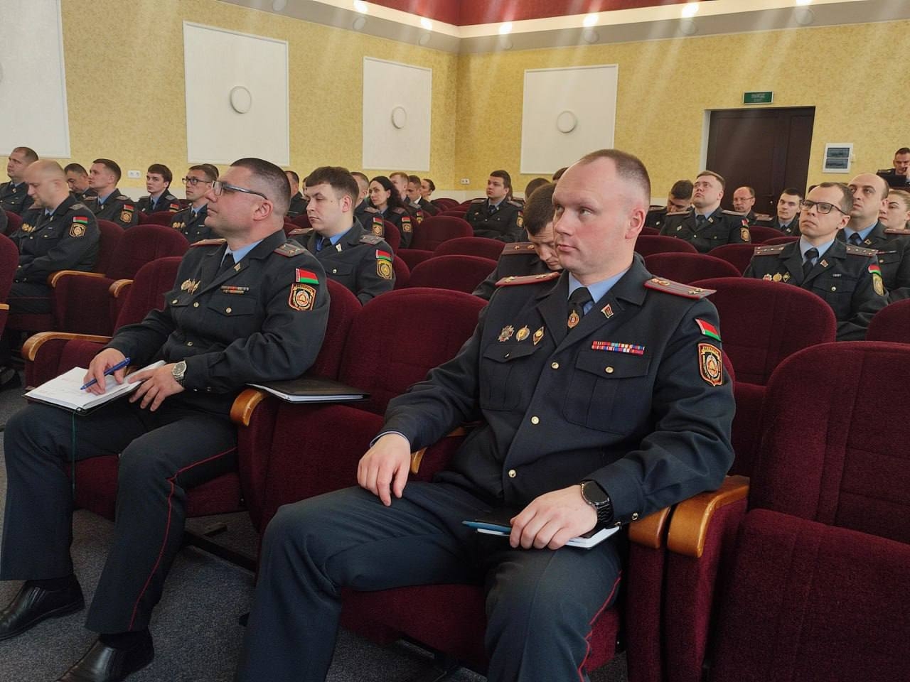 Сегодня Пинск с рабочим визитом посетил начальник ГУБЭП Дмитрий Щедраков