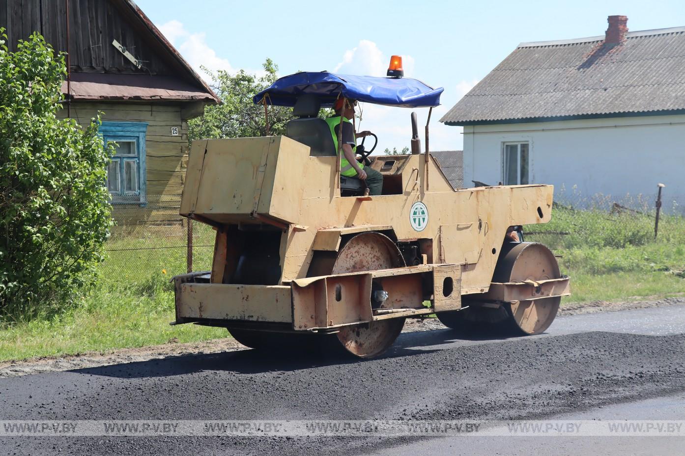 В режиме интенсивного движения дорожники обновляют трассу Н-209