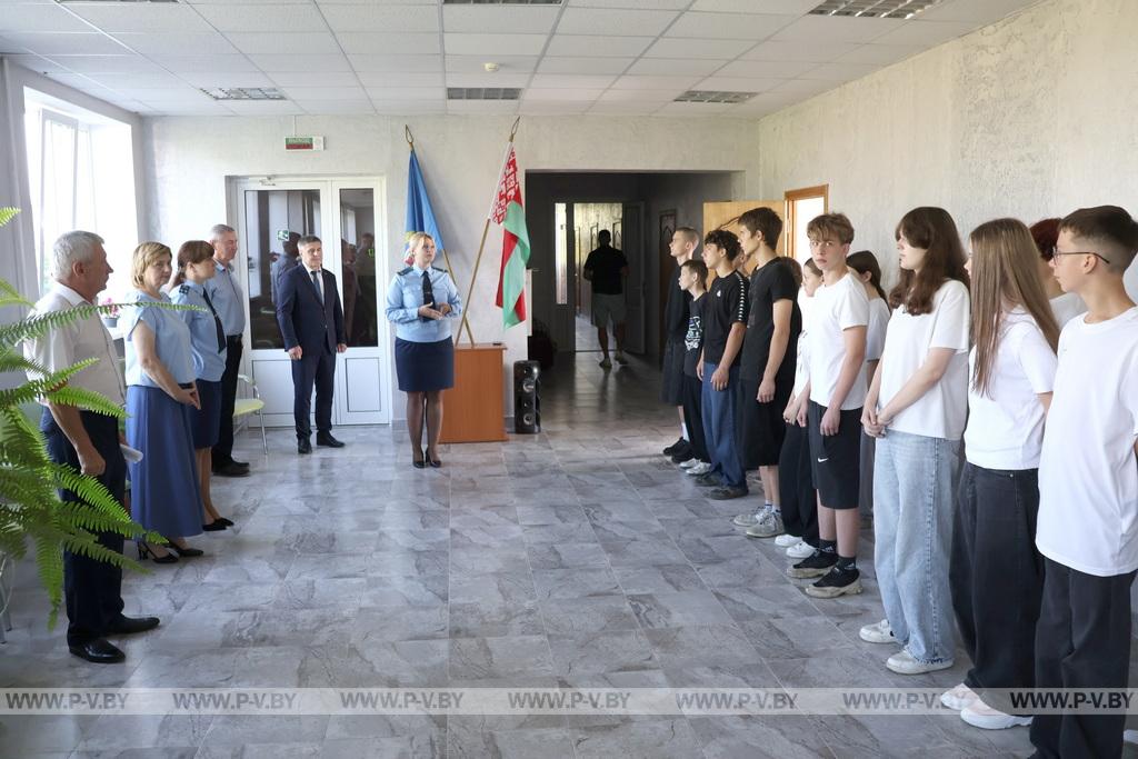 В Пинске дети покатались на картах и заодно закрепили знания ПДД