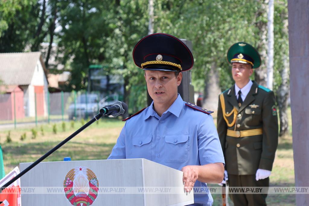 В деревне Жабчицы открыли памятник мирным жертвам фашизма