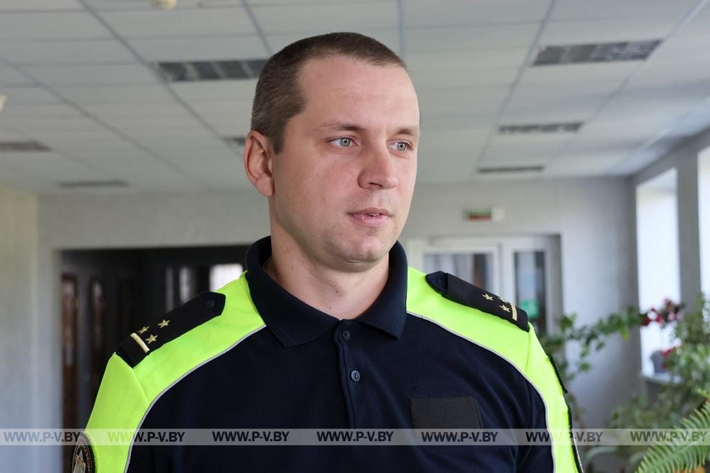 В Пинске дети покатались на картах и заодно закрепили знания ПДД