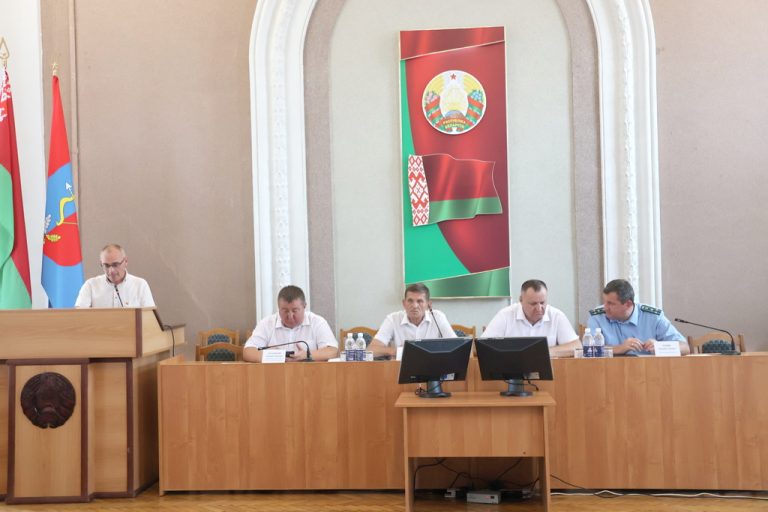 В Пинском районе подвели итоги полугодия