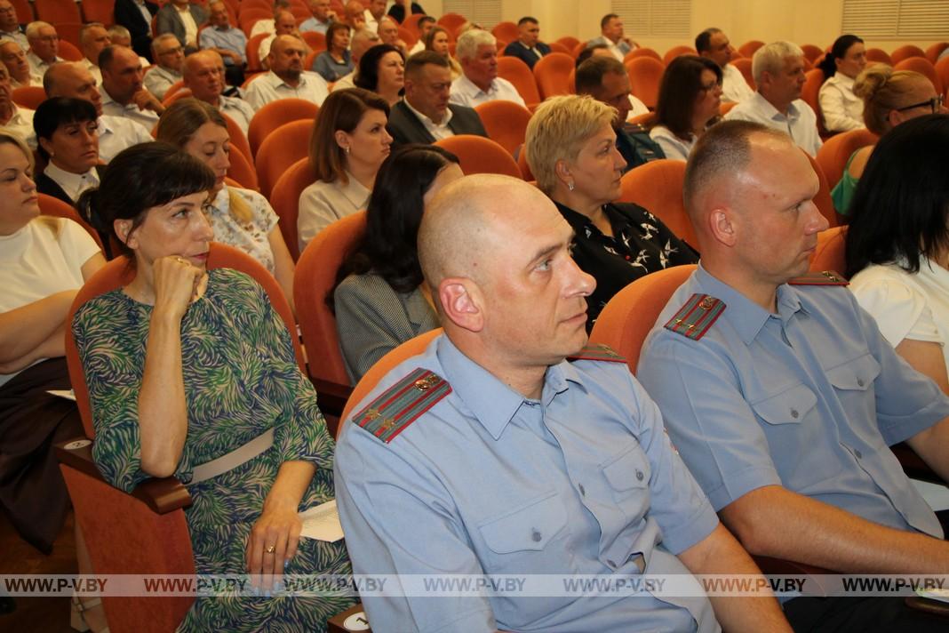 В горисполкоме подвели итоги полугодия
