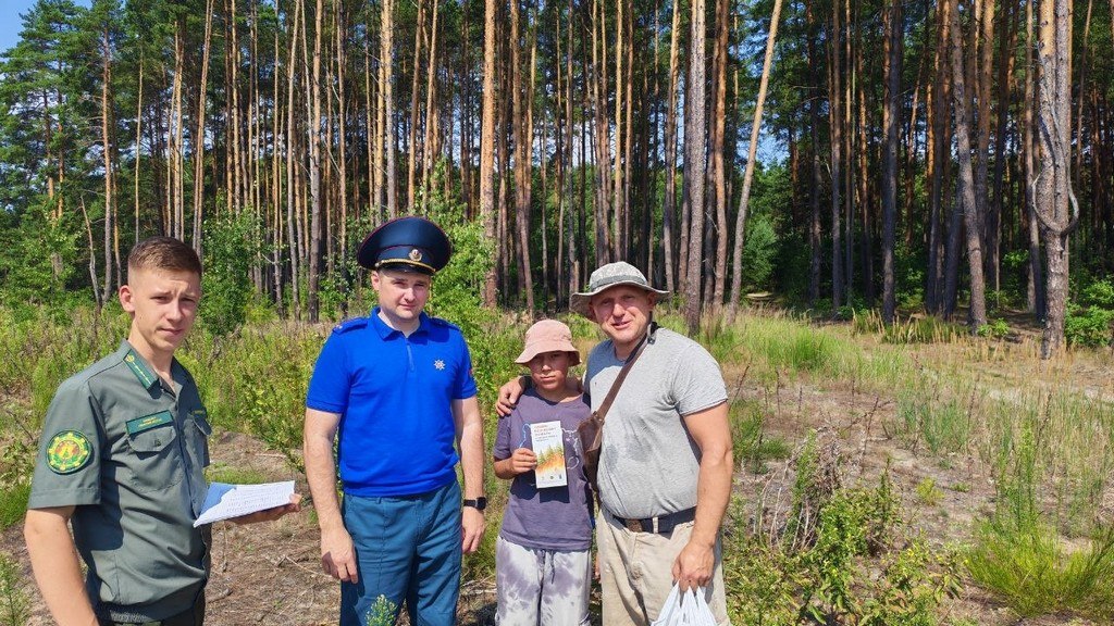 Лесной фонд Пинска патрулируют с помощью дронов