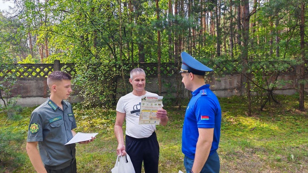 Лесной фонд Пинска патрулируют с помощью дронов