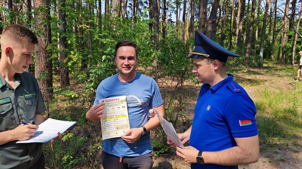 Лесной фонд Пинска патрулируют с помощью дронов