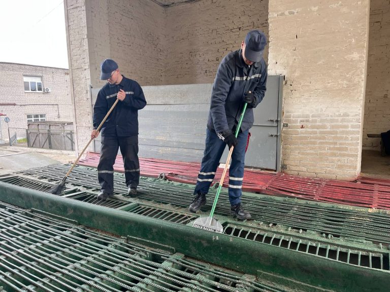 Студотряды помогают на Пинском хлебозаводе и комбинате хлебопродуктов