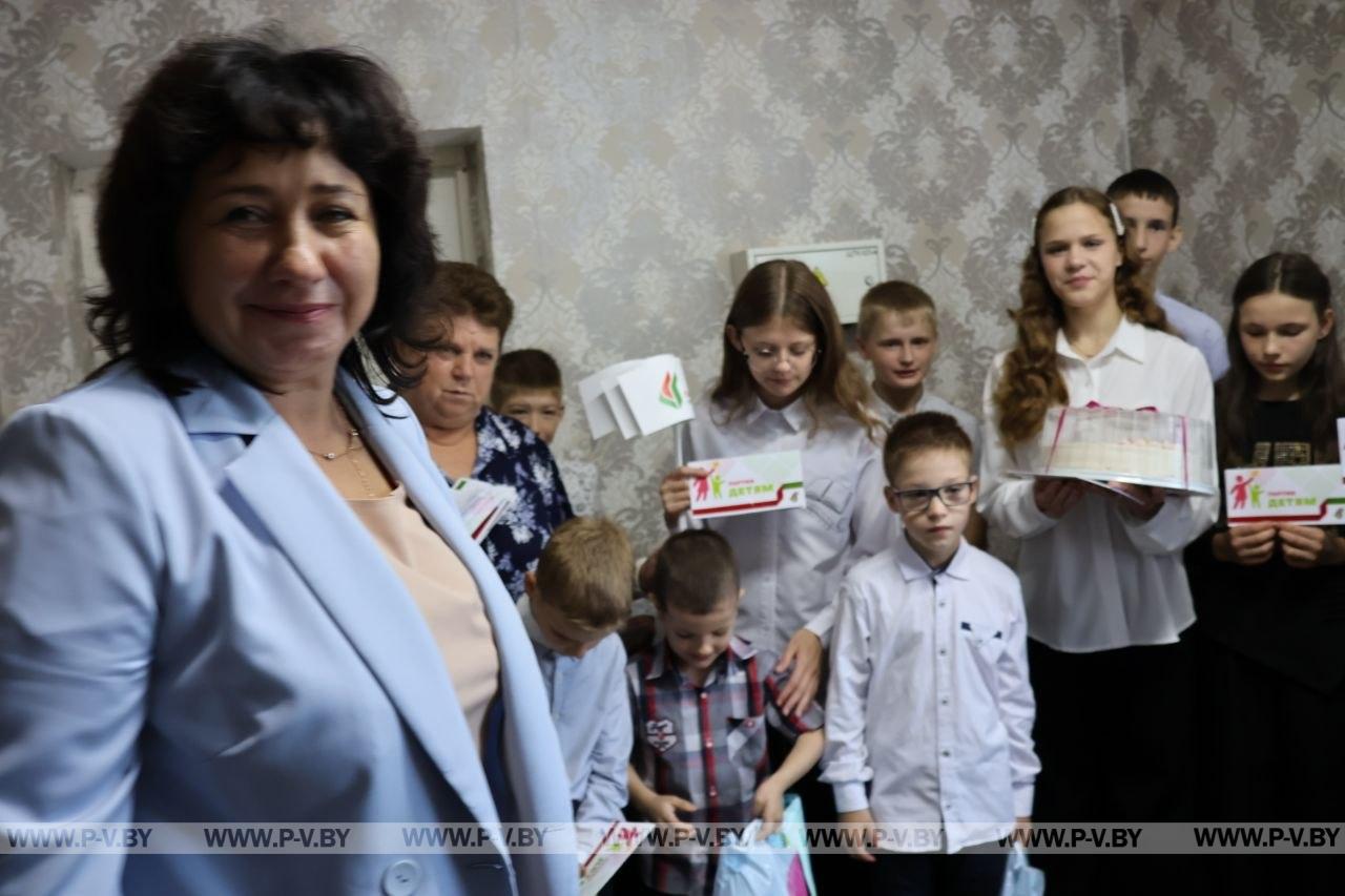Акция «Добрый старт» прошла в деревне Юзефины