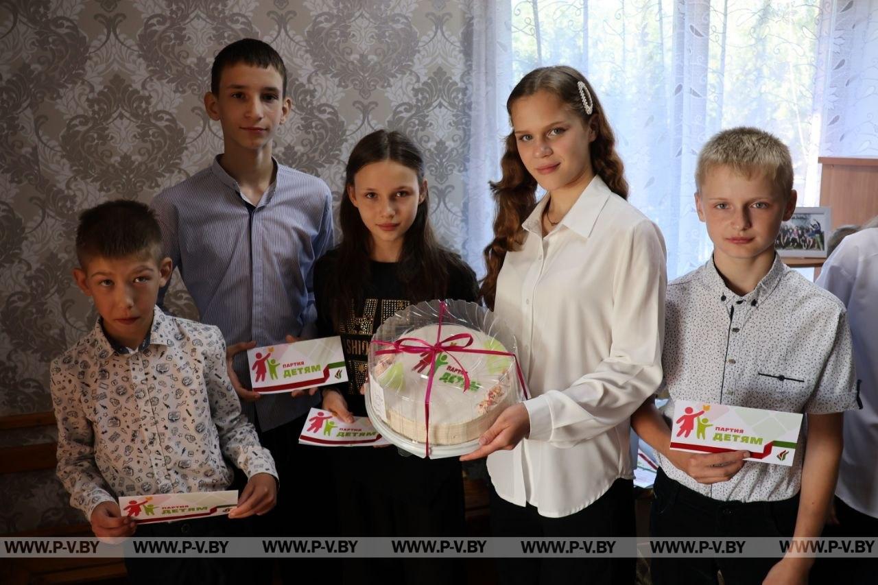 Акция «Добрый старт» прошла в деревне Юзефины