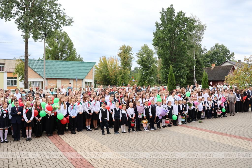 На Пинщине дали первый звонок на первый урок