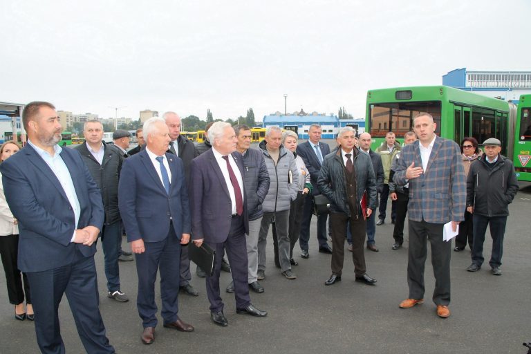 В Пинском автобусном парке прошел городской День охраны труда