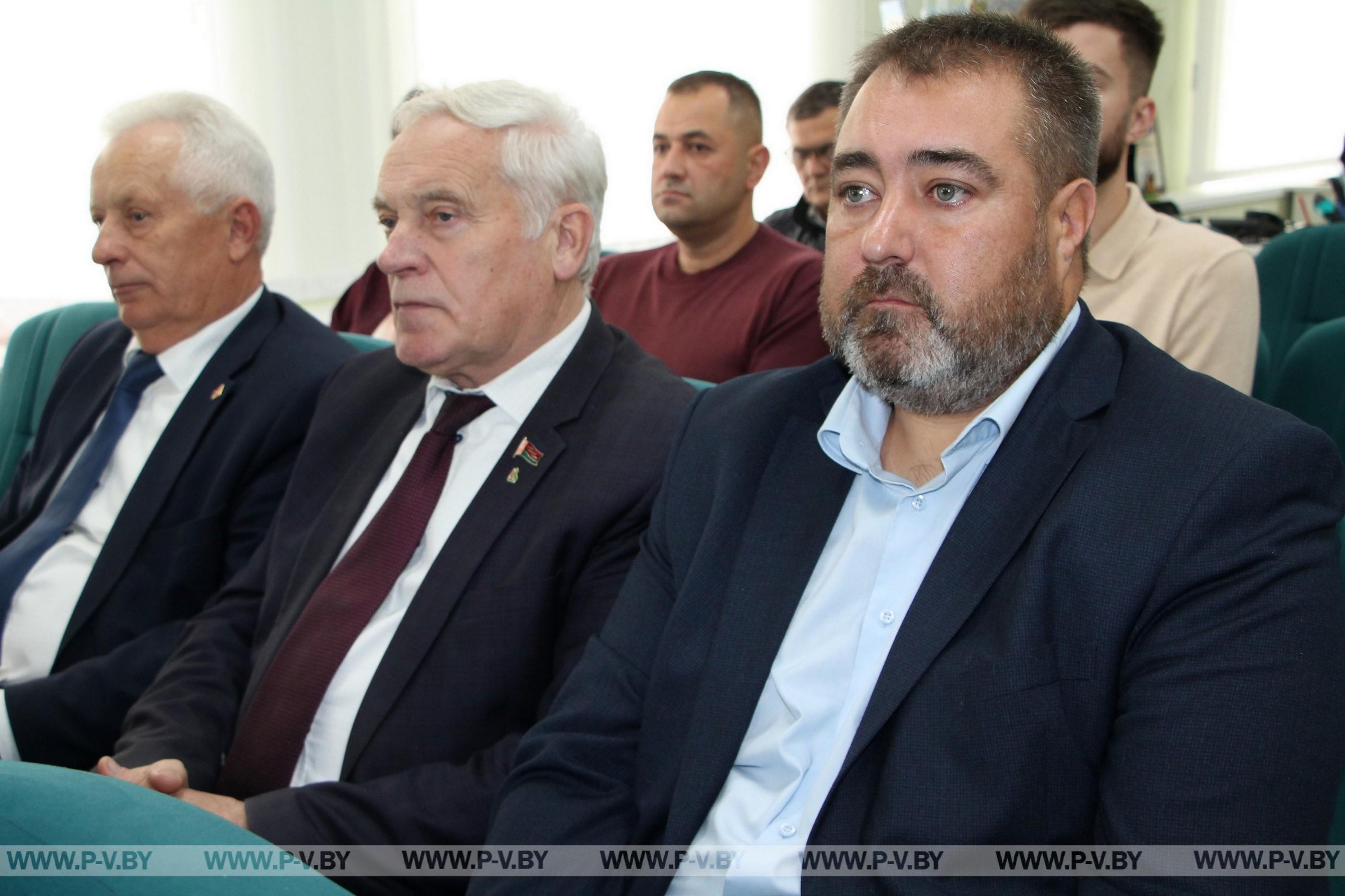 В Пинском автобусном парке прошел городской День охраны труда