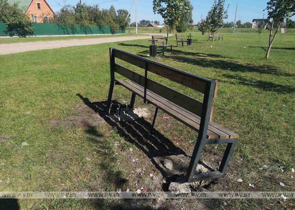 В Пинском районе вандалы растерзали соломенную инсталляцию в честь хлеборобов