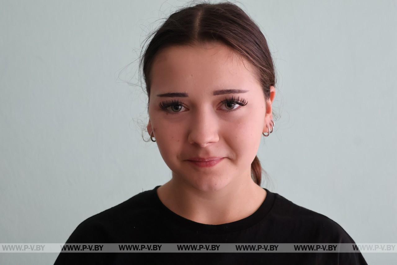 Первокурсница Дарья Козодой