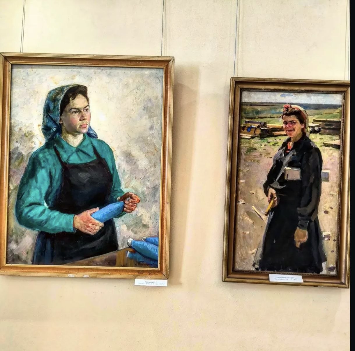 Портретные изображения на выставке в Пинске