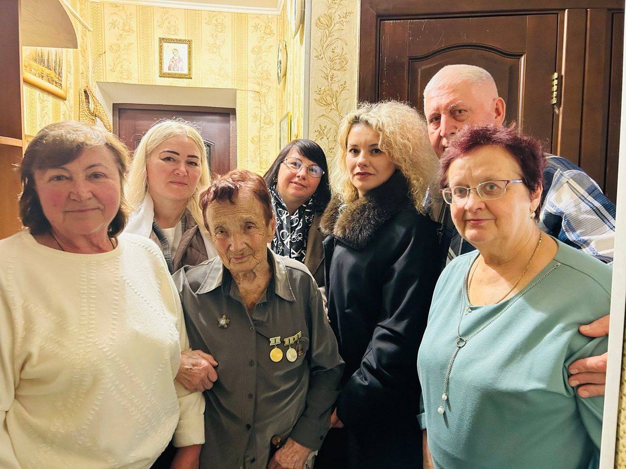 В Пинске поздравили 96-летнюю блокадницу Ленинграда