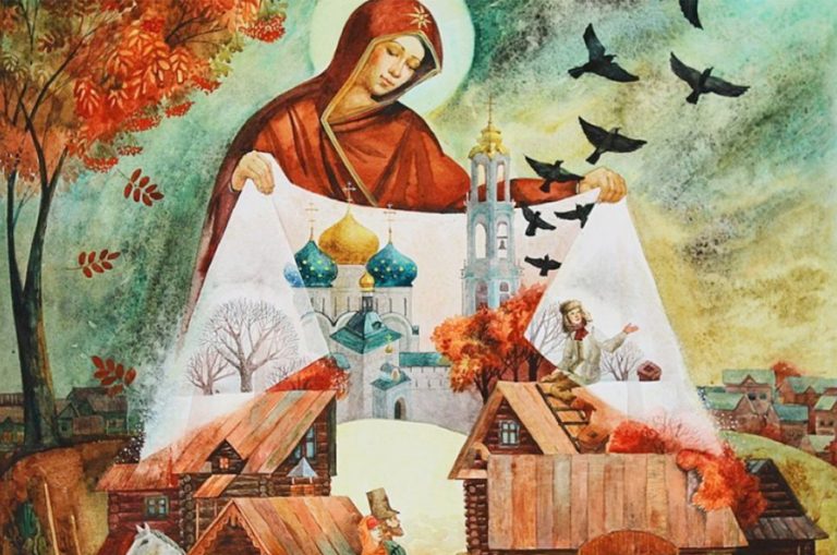 Прыйшла Пакрова – пытае, ці да зімы гатова Прыйшла Пакрова – пытае, ці да зімы гатова