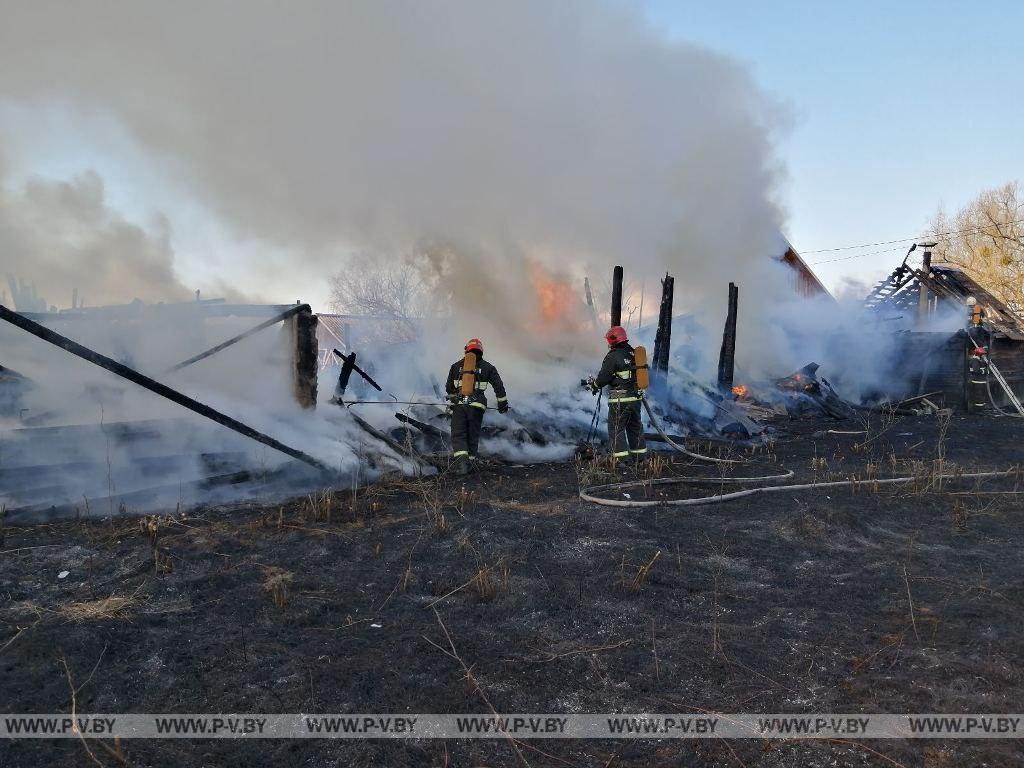 На Пинщине за неделю произошло 18 пожаров