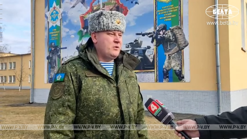 Командир 38-й Брестской ОДШБ полковник Коршунов о текущей деятельности военнослужащих бригады Командир 38-й Брестской ОДШБ полковник Коршунов о текущей деятельности военнослужащих бригады